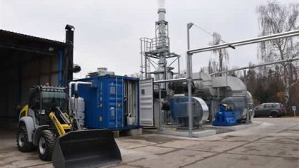 První zařízení na energetické využití kalu a biomasy v Česku začalo fungovat v Písku
