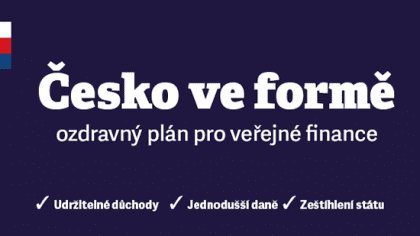 Česko ve formě: Vláda představila ozdravný plán pro veřejné finance 