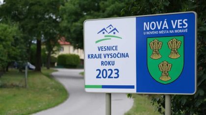 Nová Ves u Nového města na Moravě je vesnicí roku kraje Vysočina 