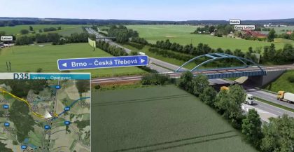 U Svitav vznikne nový most přes budoucí D35, ŘSD ho postaví kvůli omezení na koridoru