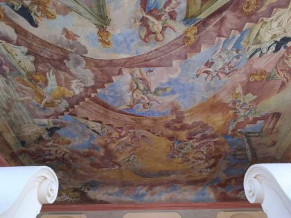 Náročná rekonstrukce fresky v Klášteře Chotěšov